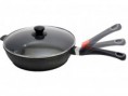 Sauteuse en pierre 28cm sans PFOA. Tous feux dont induction. PRADEL.